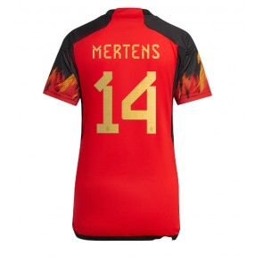 Belgia Dries Mertens #14 Koszulka Podstawowych Kobiety MŚ 2022 Krótki Rękaw